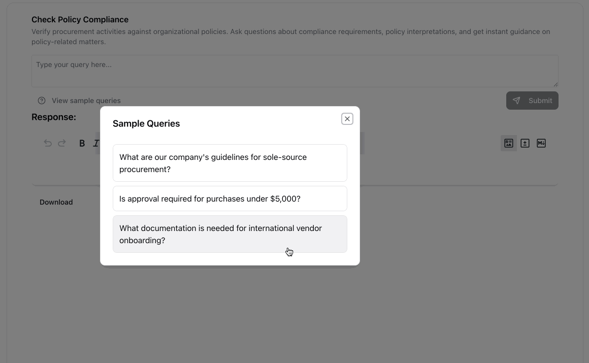 Policy Compliance animation